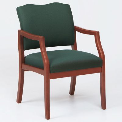 Traditional Style Wood Frame Guest Chair with Arms, CH03269
