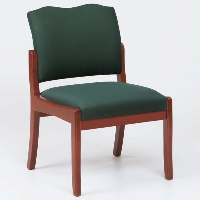 Traditional Style Armless Wood Frame Guest Chair, CH03270