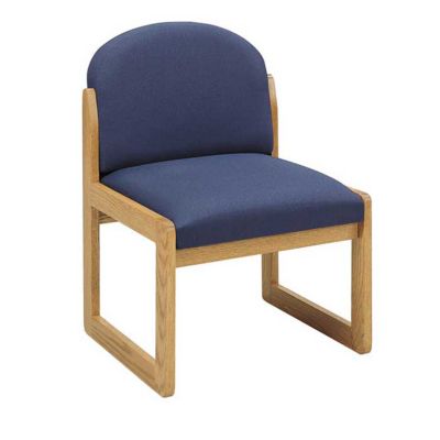 Round Back Armless Guest Chair, CH00360