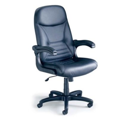 Comfort Pivot Arm Big and Tall Leather Executive Chair, CH02384