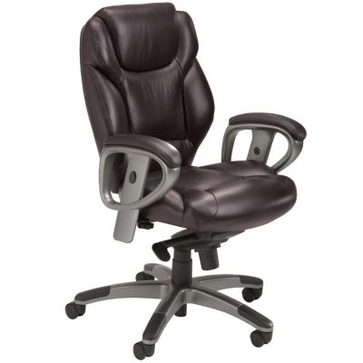 Ultimo Leather Mid-Back Ergonomic Chair, CH02880
