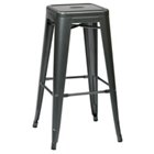 Patterson Metal Backless Bar Height Stool - 30"H, CH51157 Patterson Metal Backless Bar Height Stool - 30"H, CH51157