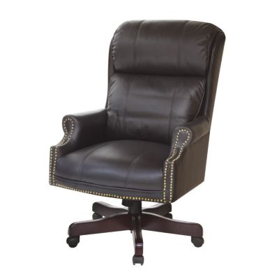 Barrington Traditional Leather Judges Chair, CH04624
