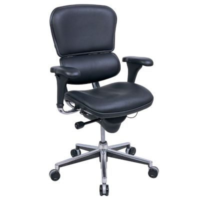 Ergohuman Leather High Back Ergonomic Chair, CH02899