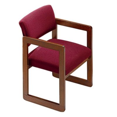 Fabric Guest Chair with Sled Base, CH00358