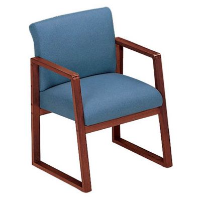 Fabric Guest Chair with Sled Base, CH00355