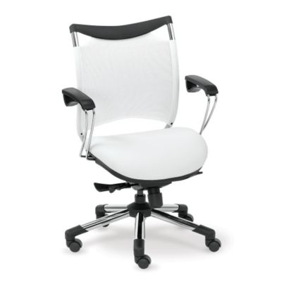 Modern Mesh and Vinyl Task Chair, CH50513