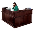 L Shaped Receptionist Desk with Right Return, OFG-LD1109 L Shaped Receptionist Desk with Right Return, OFG-LD1109