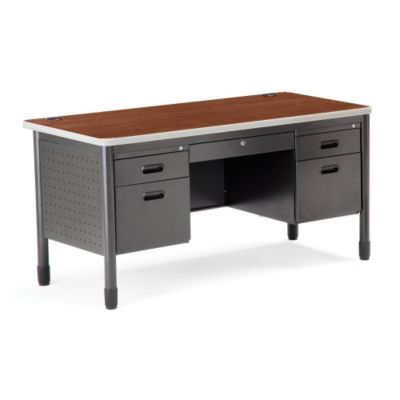 Heavy Duty Executive Double Pedestal Desk, OFM-66360
