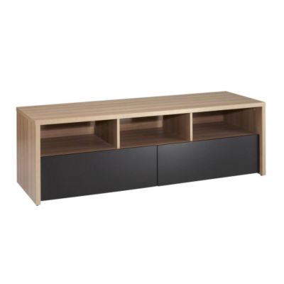 Infini-T Two-Tone 60" TV Stand with Drawers, MEG-210413