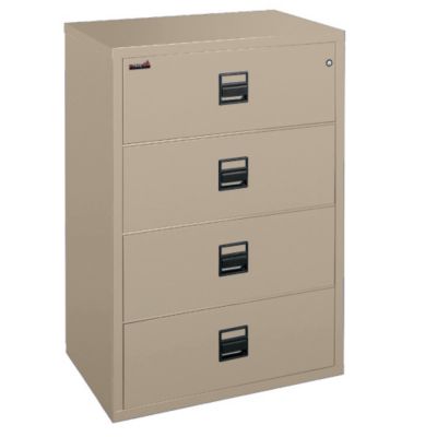 Fireproof Four Drawer Lateral File - 44"W, FIR-454422-CSCML