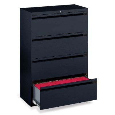 4 Drawer Lateral File 36"W, GLO-9336P-4F1H