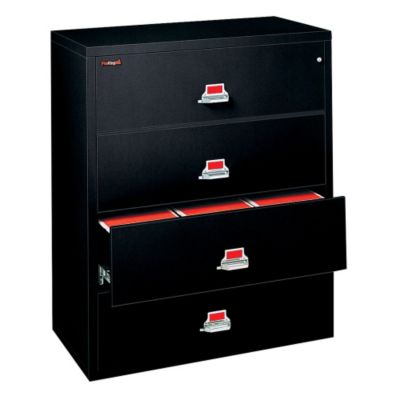 Fireproof Four Drawer Lateral File - 32"W, FRK-4-3122-C