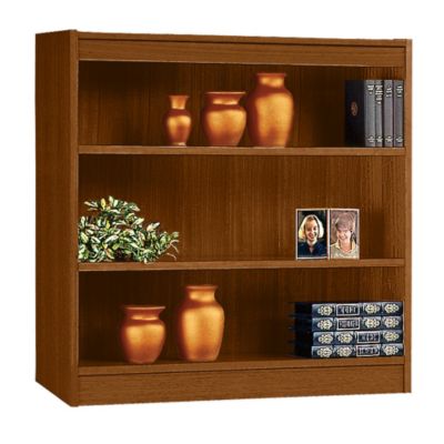 Square Edge Three Shelf Reinforced Bookcase -36"H, ERC-L13636