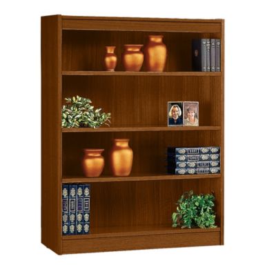 Square Edge Four Shelf Reinforced Bookcase -48"H, ERC-L13648