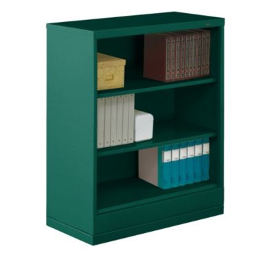 Three Shelf Steel Bookcase - 18"D, TES-BC18-42