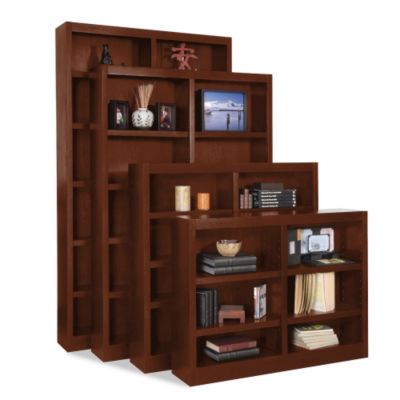 Twelve Shelf Double Bookcase - 84"H, CIW-MI4884