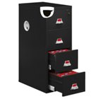 Fireproof Four Drawer Letter Size Vertical File - 31"D, FRK-4-1831-C Fireproof Four Drawer Letter Size Vertical File - 31"D, FRK-4-1831-C