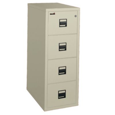 Fireproof Four Drawer Legal Size Vertical File - 31"D, FIR-4S2157-CSCML
