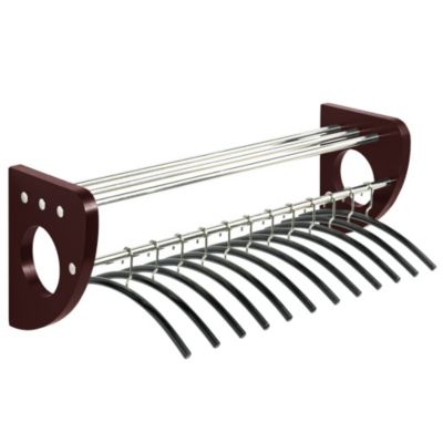 Mode Wall Mount Coat Rack with Hangers - 36"W, SAF-4212