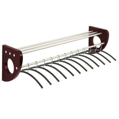 Mode Wall Mount Coat Rack with Hangers - 48"W, SAF-4213