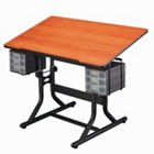 CraftMaster Deluxe Drafting Table, ALV-CM40-3-WBR CraftMaster Deluxe Drafting Table, ALV-CM40-3-WBR
