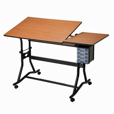CraftMaster III Split-Top Drafting Table, ALV-CM60-3-WBR