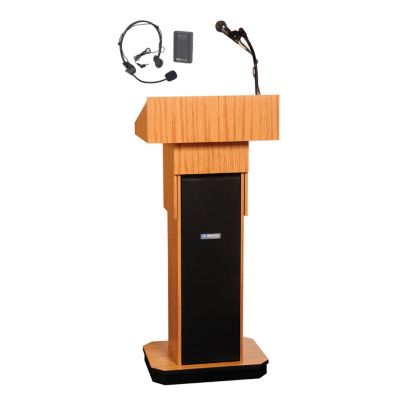 Wireless Floor Standing Lectern - Adjustable Height, AML-SW505A