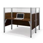 Pro Biz Double Workstation with Plexiglass Panels, BES-100870D Pro Biz Double Workstation with Plexiglass Panels, BES-100870D