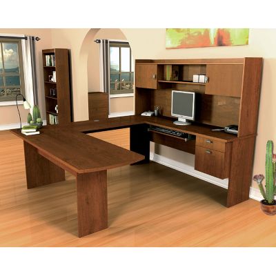 Tuscany Brown U-Shape Computer Desk, BES-52418-63