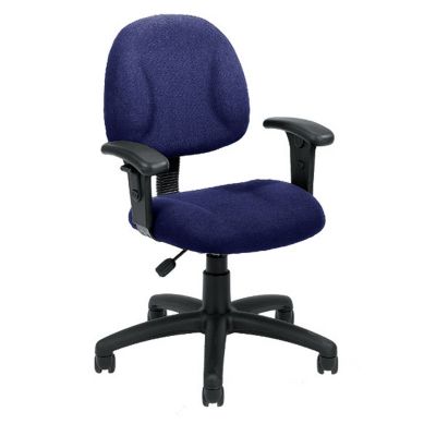 Tweed Fabric Task Chair with Arms, BOC-B316