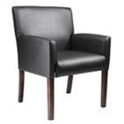 Vinyl Box Arm Reception Chair, BOC-B629 Vinyl Box Arm Reception Chair, BOC-B629