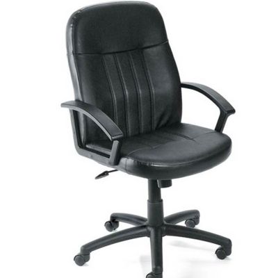 Leather Mid Back Managers Chair, BOC-B8106