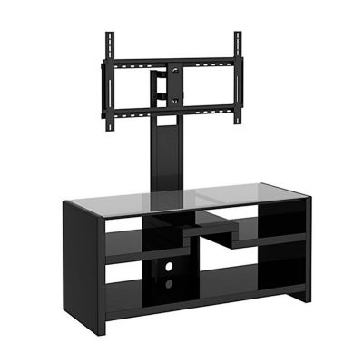 New York Skyline TV Stand with Removable TV Mounting Bracket, BUS-KI10107