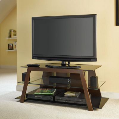 Mezo Glass Shelf TV Stand, BUS-VS24650-03