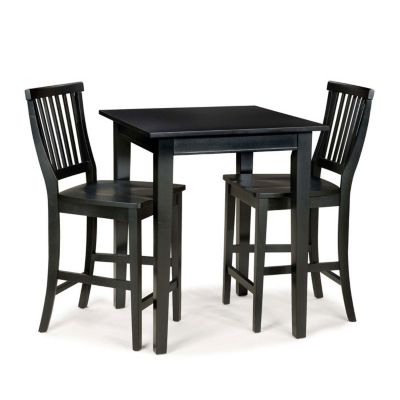 Ebony Three-Piece Bistro Breakroom Set, HOT-5181-359