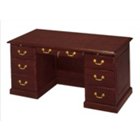 Mahogany Traditional Executive Desk - 60" x 30", DMI-7350-30 Mahogany Traditional Executive Desk - 60" x 30", DMI-7350-30
