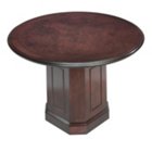 Oxmoor Merlot Cherry 48" Round Conference Table, DMI-7376-90 Oxmoor Merlot Cherry 48" Round Conference Table, DMI-7376-90