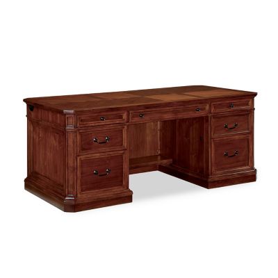 Arlington Medium Walnut Executive Desk - 72"W, DMI-7750-36