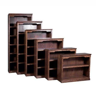 Traditional Two Shelf Bookcase - 30"H, FOD-6120-T
