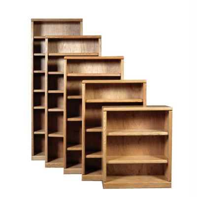 Contemporary Three Shelf Bookcase - 36"H, FOD-6121-B