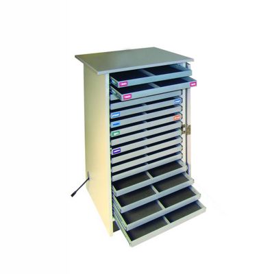 Mobile Device Cart 16 Shelves, WWF-D-INMDC-32