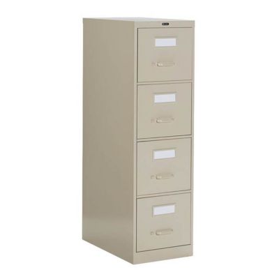 Four Drawer Letter Size Vertical File, GLO-25-400