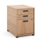 Manage Three Drawer Pedestal - 16"W, 8802351 Manage Three Drawer Pedestal - 16"W, 8802351