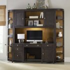 South Park Two-Tone Computer Credenza and Hutch Set, HOO-11130 South Park Two-Tone Computer Credenza and Hutch Set, HOO-11130