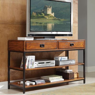 Modern Craftsman Oak Finish TV Stand, HOT-5050-06