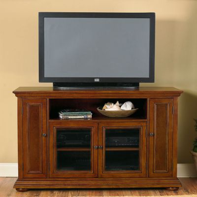 Warm Oak Finish Widescreen TV Credenza, HOT-5527-10
