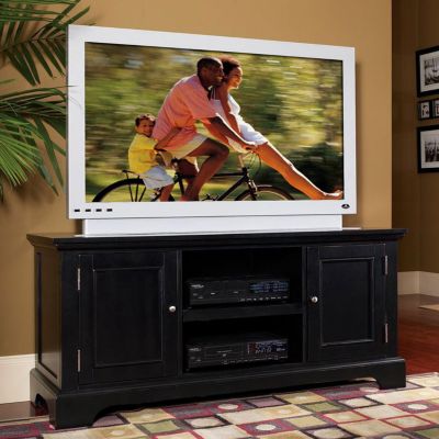 Ebony Finish Widescreen TV Stand, HOT-5531-12
