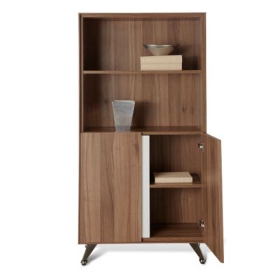 Four Shelf Bookcase with Doors, JES-10362