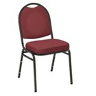 Vinyl Stack Chair Black Frame, KFI-IM520BK Vinyl Stack Chair Black Frame, KFI-IM520BK